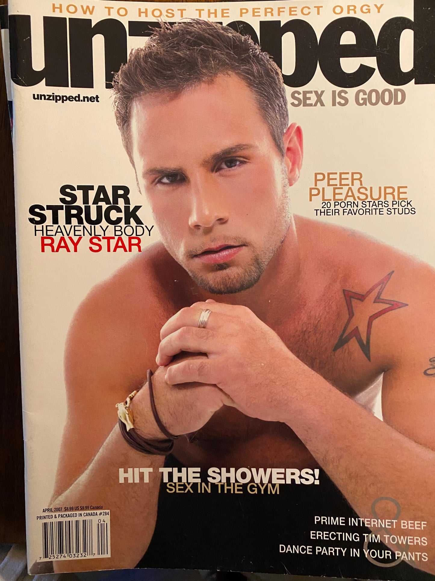 Vintage Unzipped Magazine 4/07