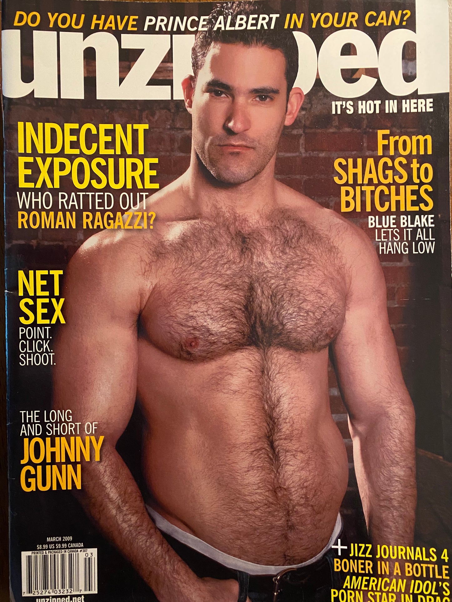 Vintage Unzipped Magazine 3/09