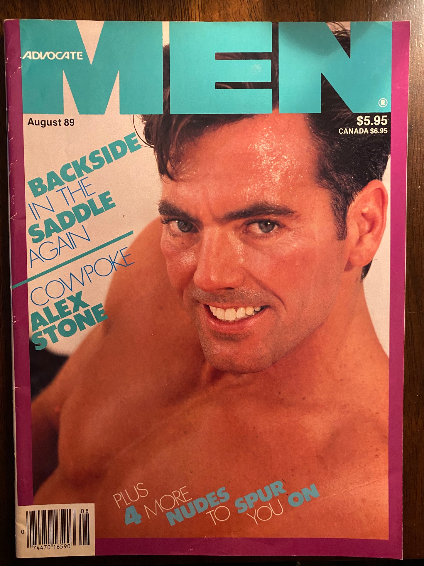 Vintage Advocate Men Magazine August 1989