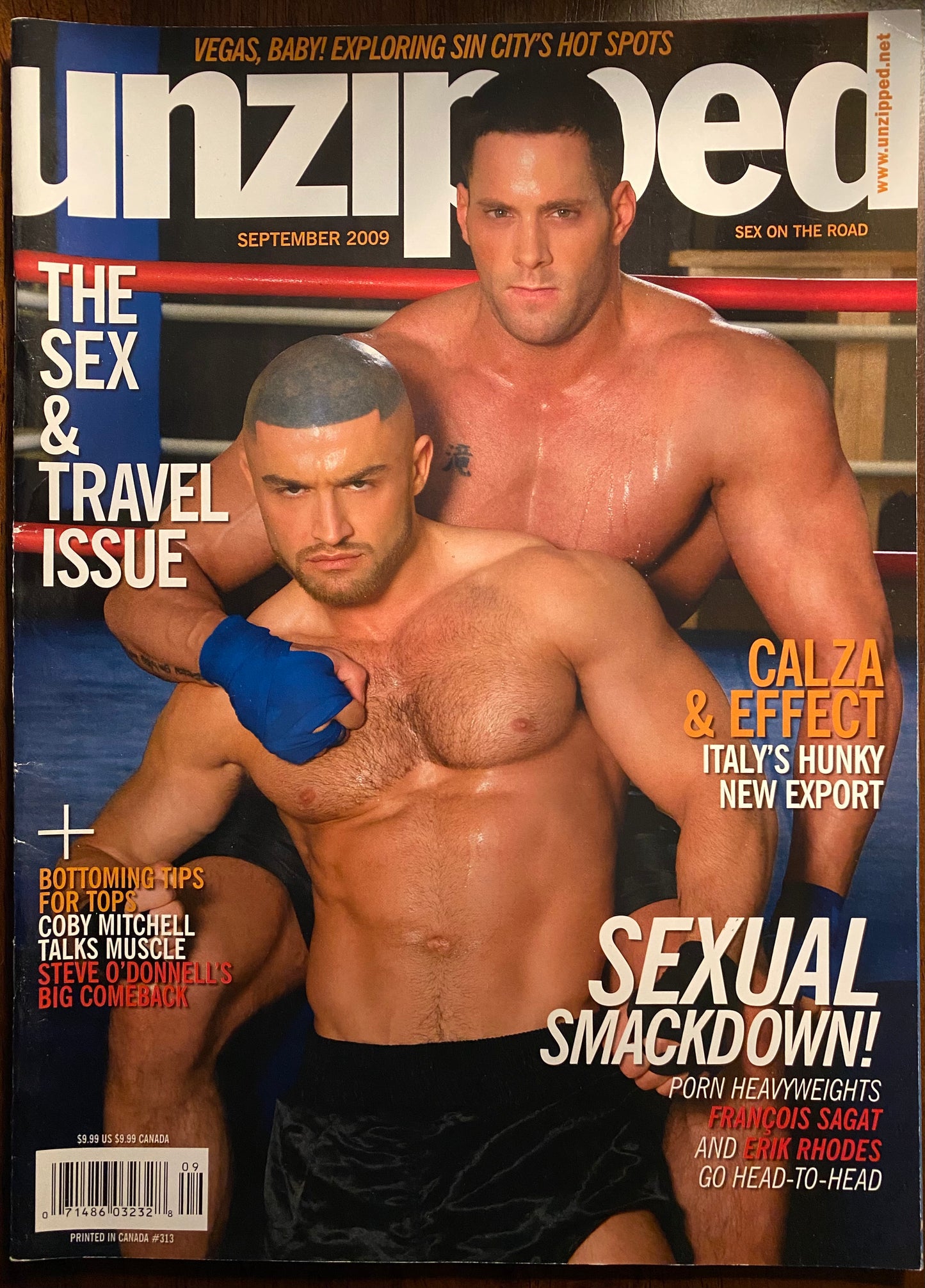 Vintage Unzipped Magazine September 2009