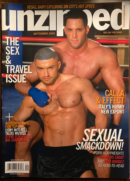 Vintage Unzipped Magazine September 2009