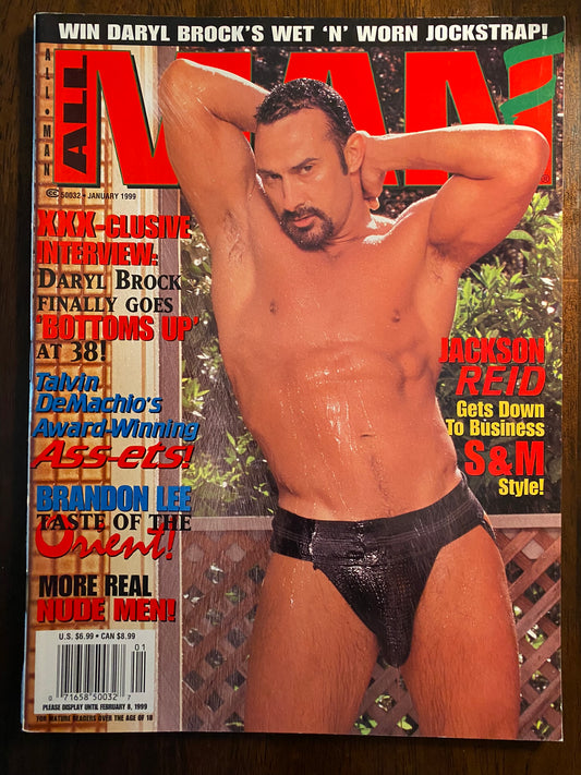 Vintage All Man Magazine (Daryl Brock) January 1999