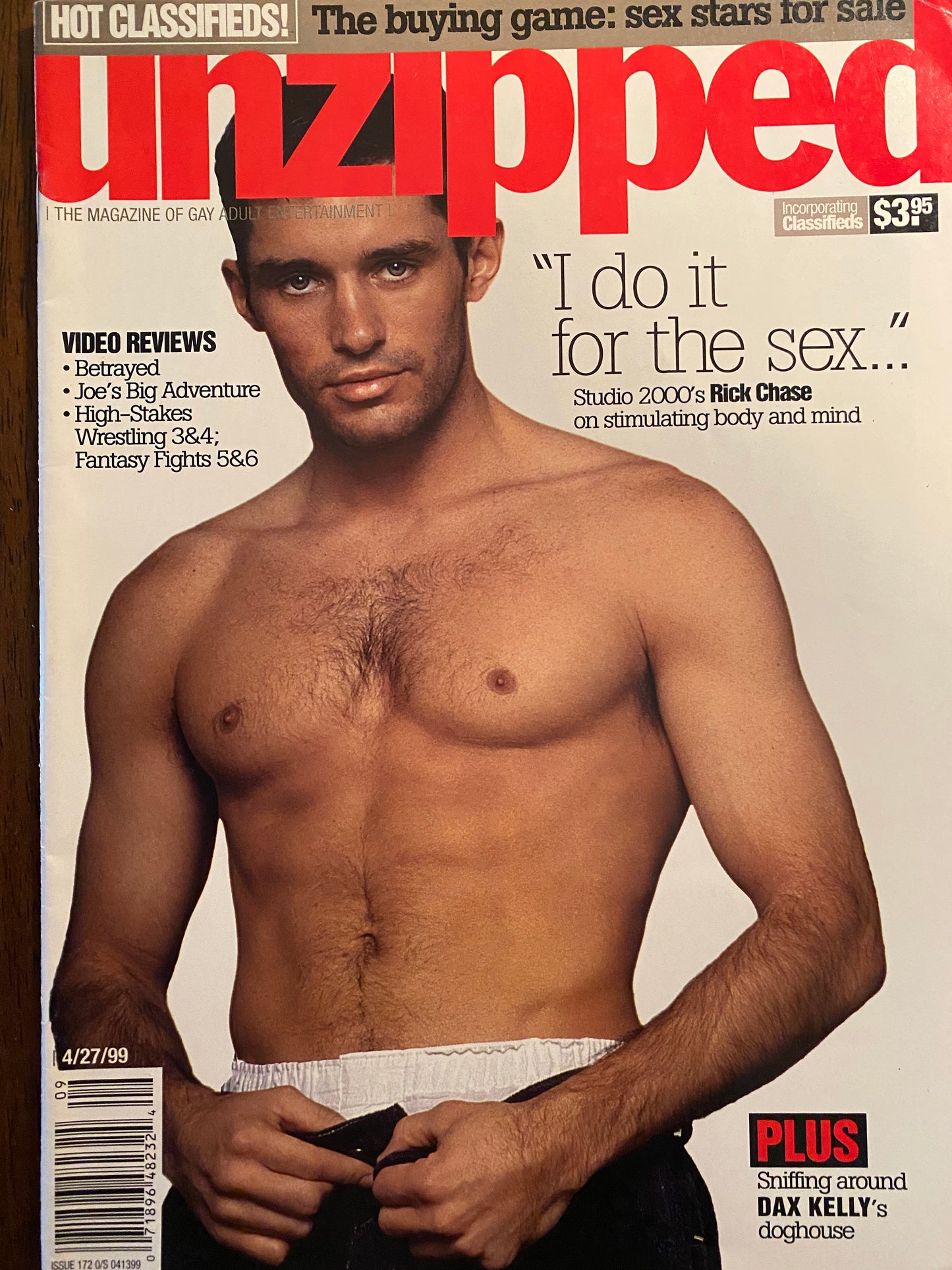 Vintage Unzipped Magazine  4/99
