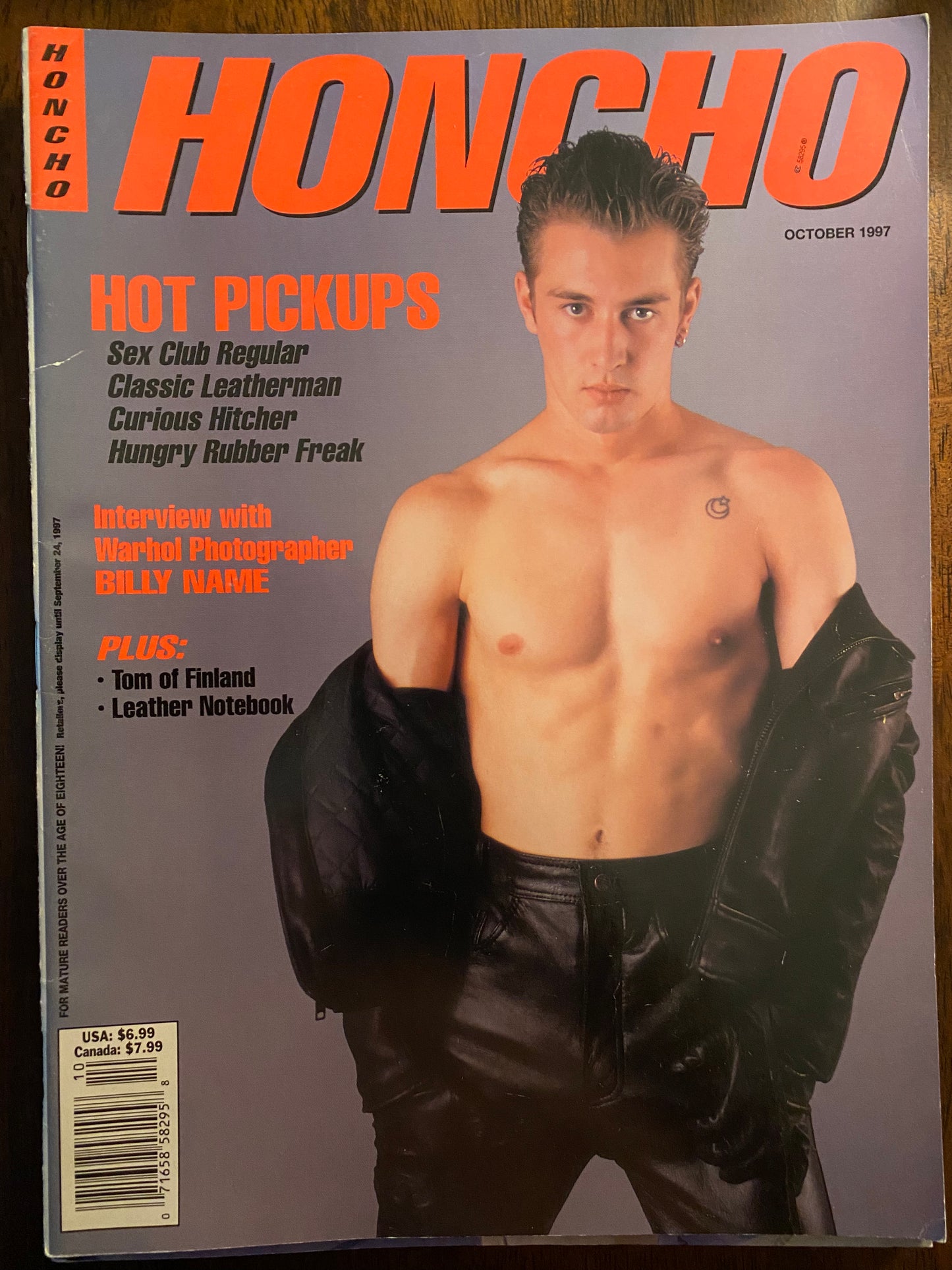 Vintage Honcho Magazine  October 1997