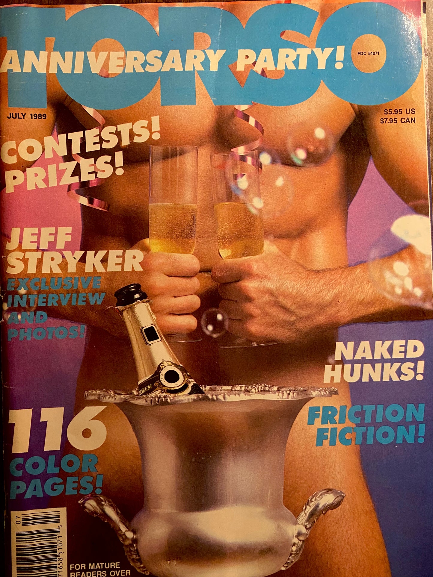 Vintage Torso Magazine  July 1989