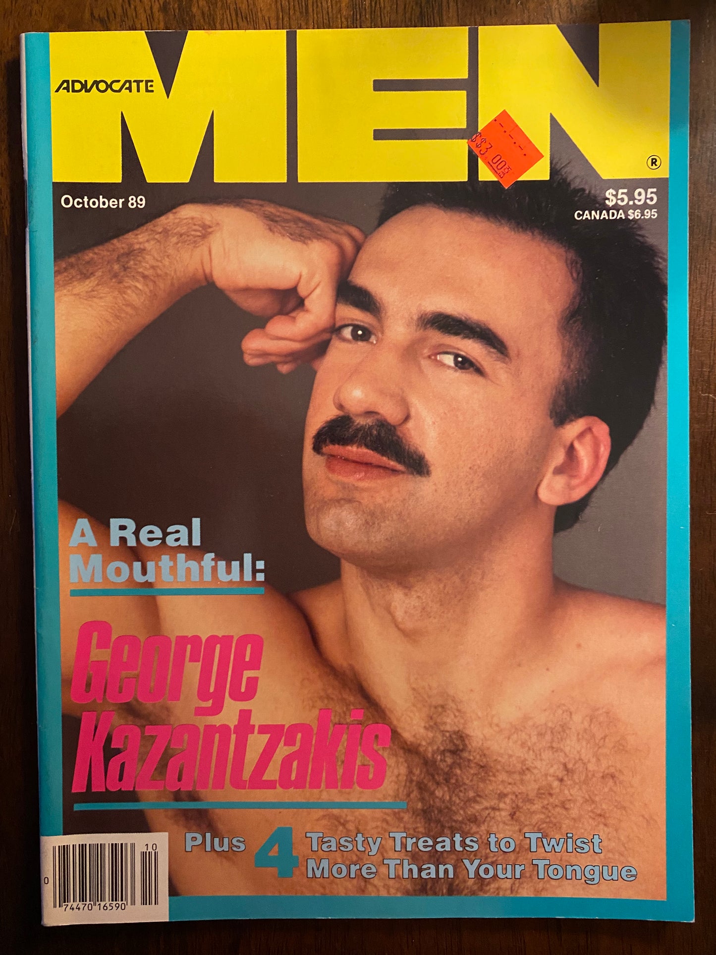 Vintage Advocate Men Magazine October 1989