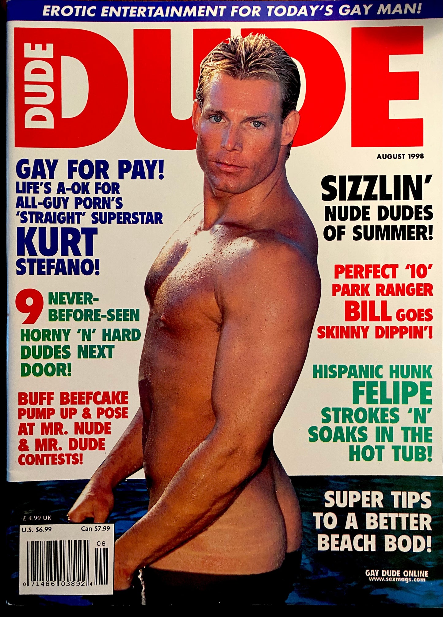 Vintage Dude Magazine August 1998