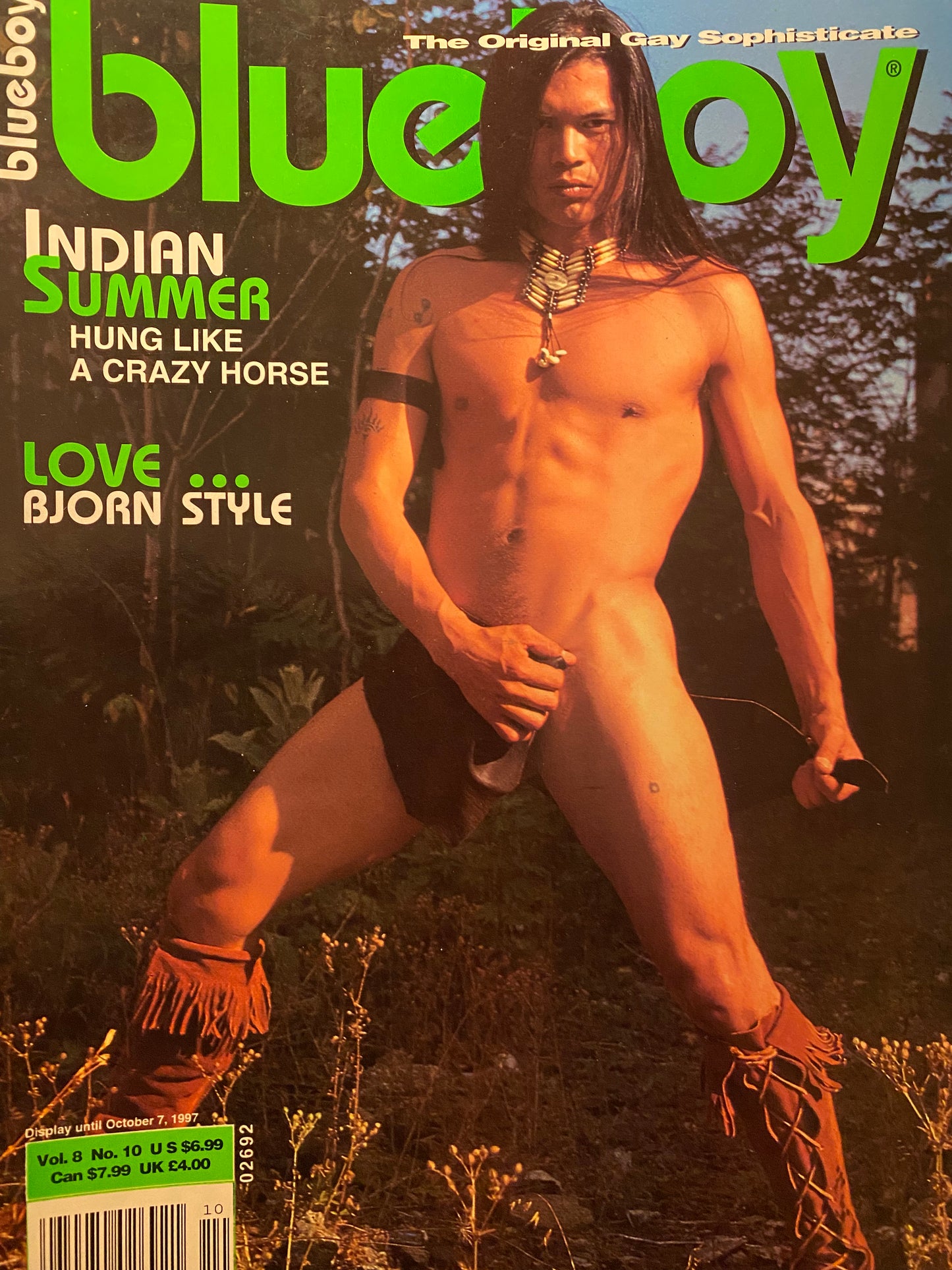 Vintage Blueboy Magazine October 1997