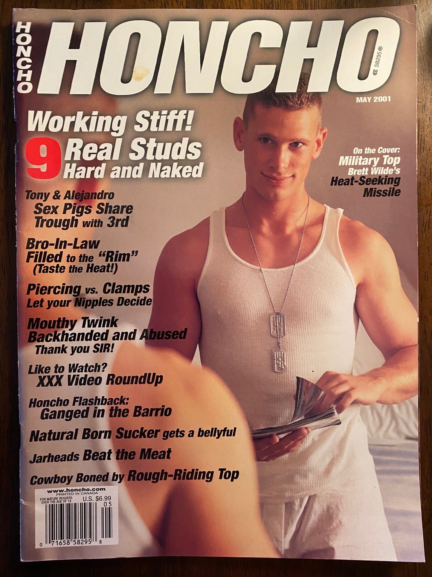 Vintage Honcho Magazine May 2001