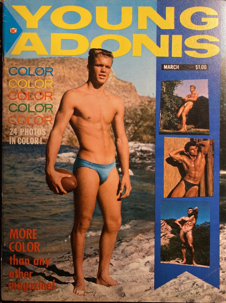 Young Adonis No.1, Feb-March 1963, Vintage Male Beefcake Magazine, Rare